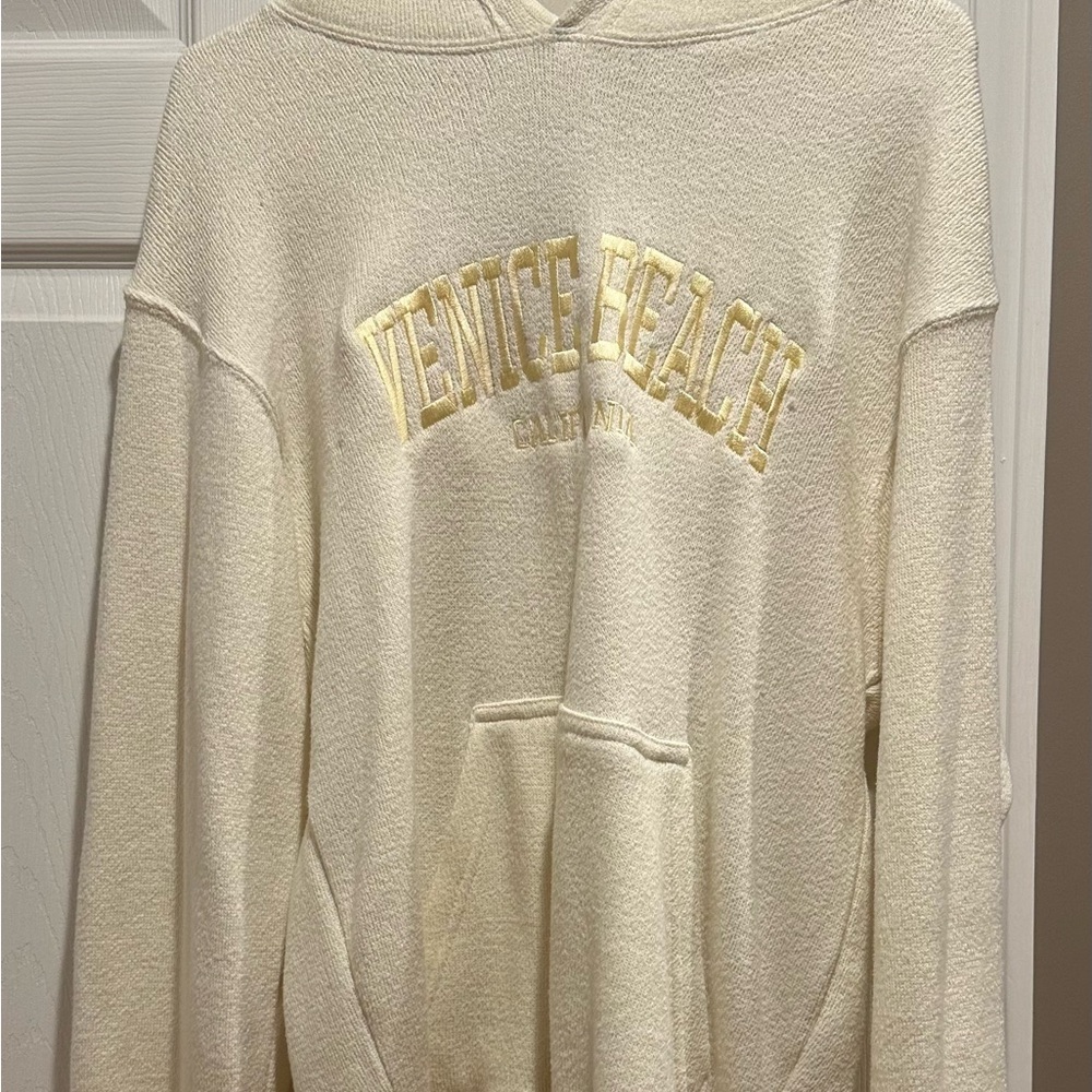Venice Beach Cream Hoodie
